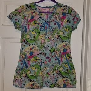 Koi Kathy Peterson scrub top (small)